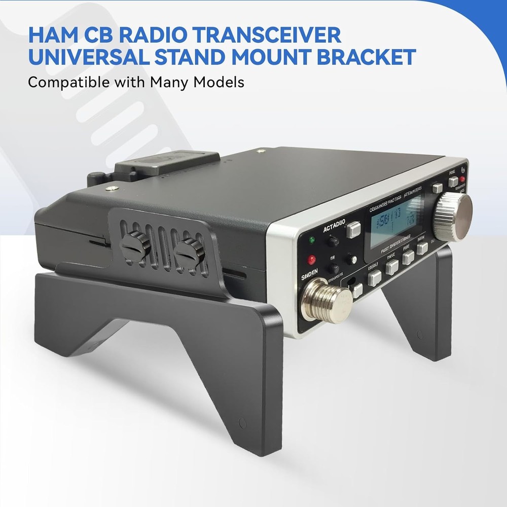 Ham CB Radio Transceiver Universal Stand Mount Bracket Compatible with Many Mode