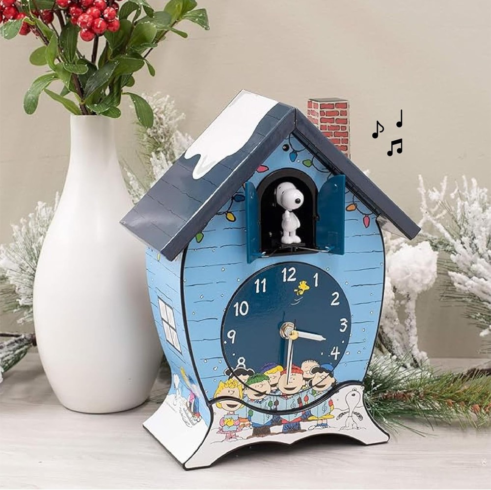 Mark Feldstein Snoopy Cuckoo Clock - Officially Licensed