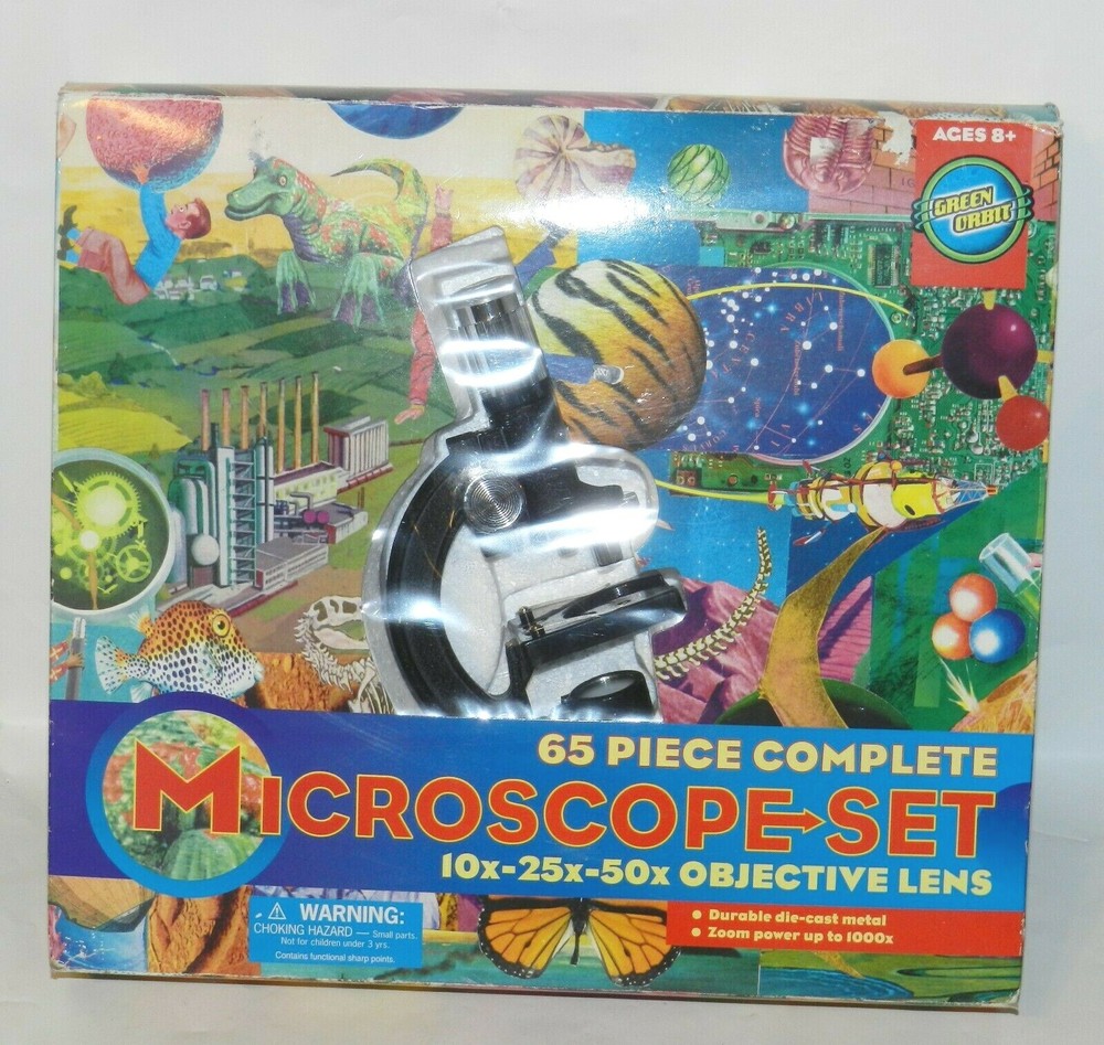 VTG Green Orbit 65 piece complete Microscope Set 1999