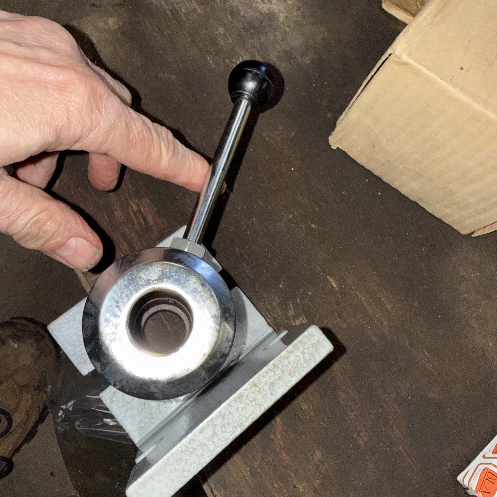 Horizontal/Vertical 5C Collet Holder Fixture Chuck Cam Operated