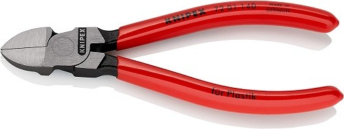 KNIPEX Tools - Diagonal Flush Cutter for Plastics (7201140)