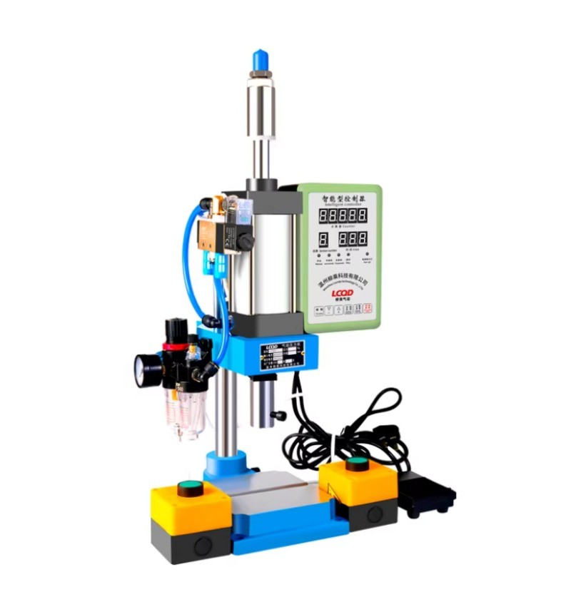 Pneumatic Press Small Micro Bench-Top Automatic Punch Press Double Column