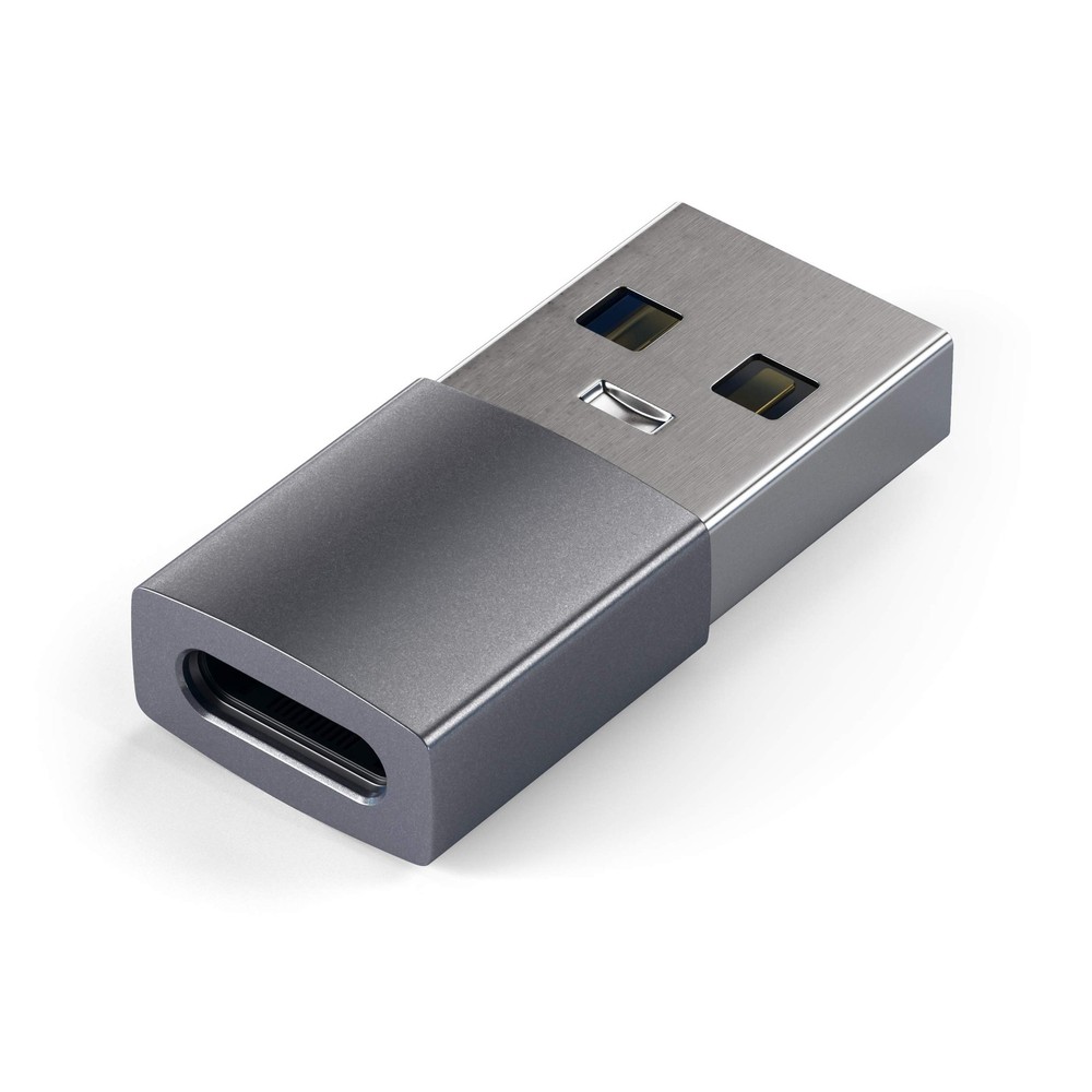 Satechi USB-A to USB-C Adapter, High-Speed USB Adapter Space Gray