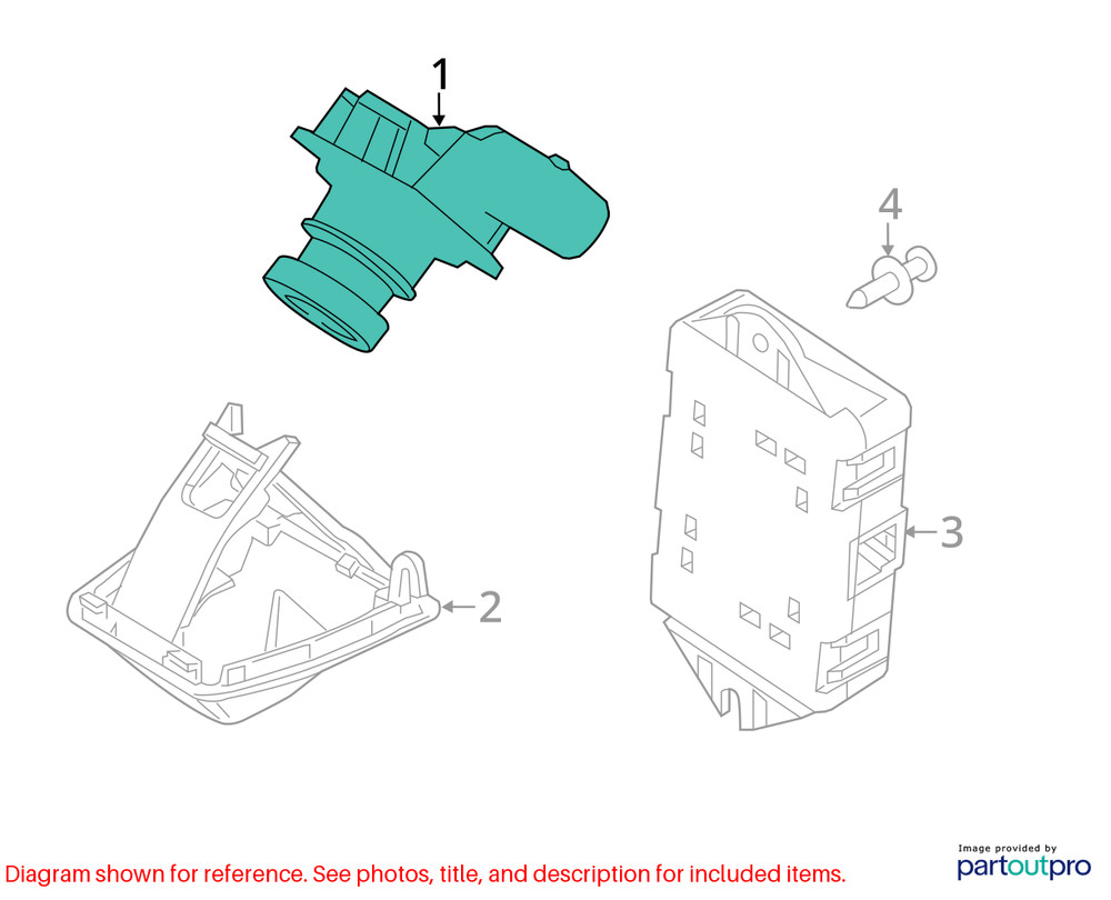 18 2018 FORD FOCUS REAR VIEW CAMERA PROJECTOR