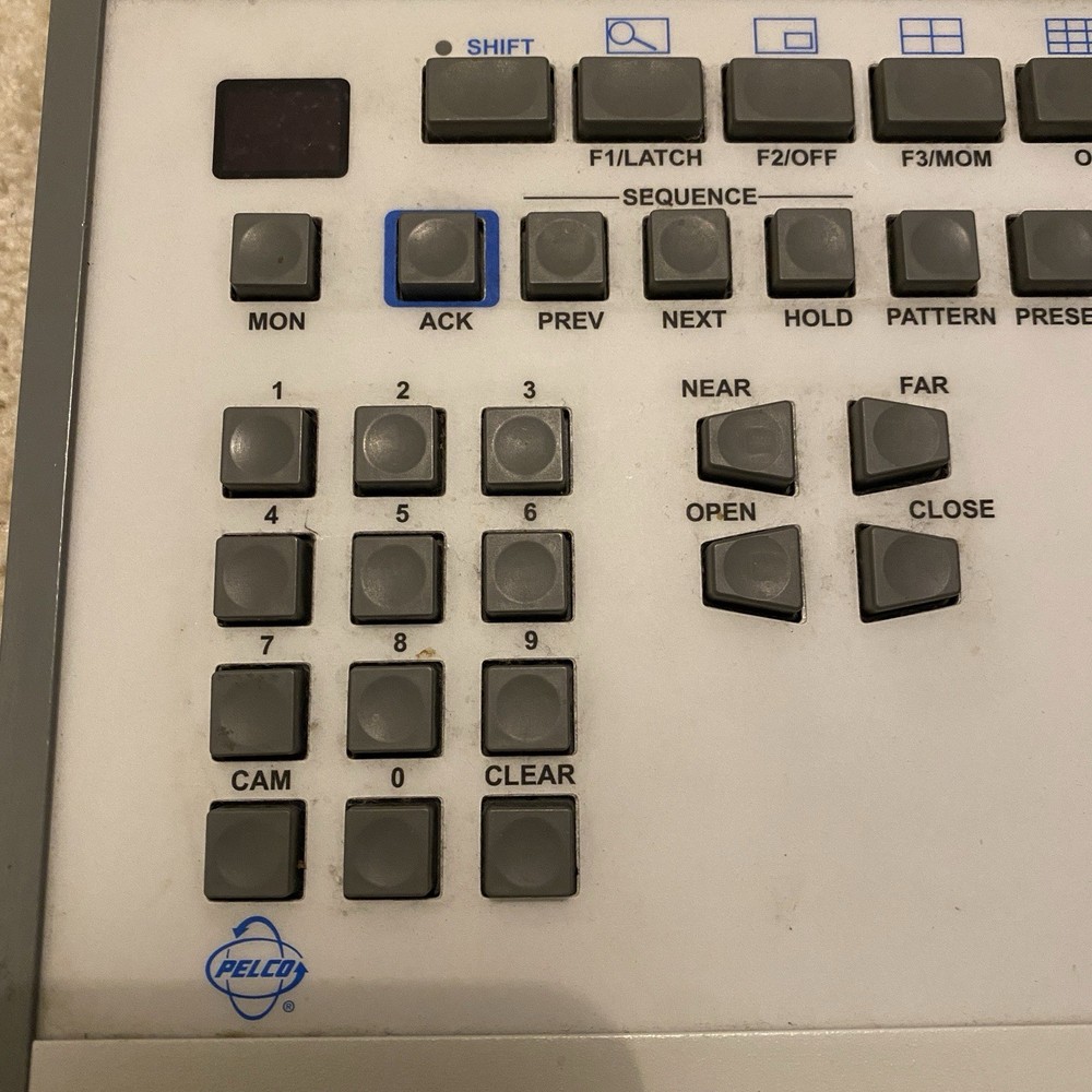 Pelco Joystick Keyboard Controller KBD300A Untested Sold As Is