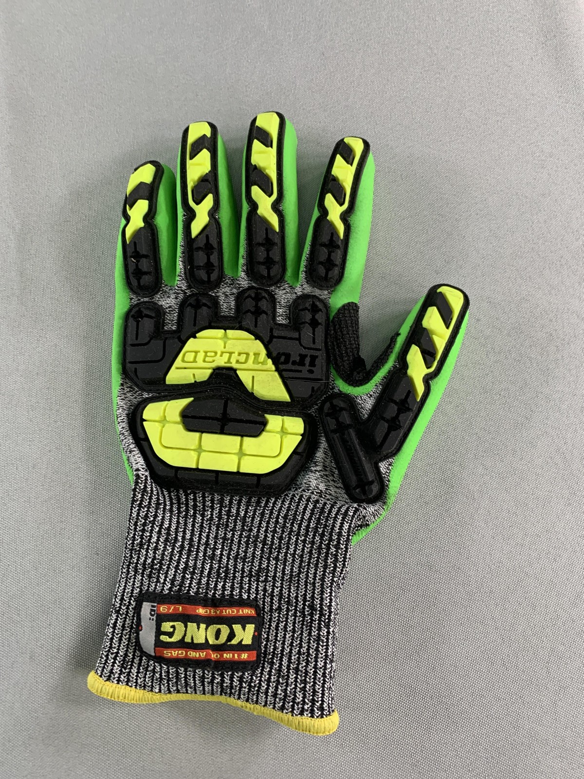 Ironclad KONG INDI-KC5G Men's Nitrile Coated Work Gloves Large