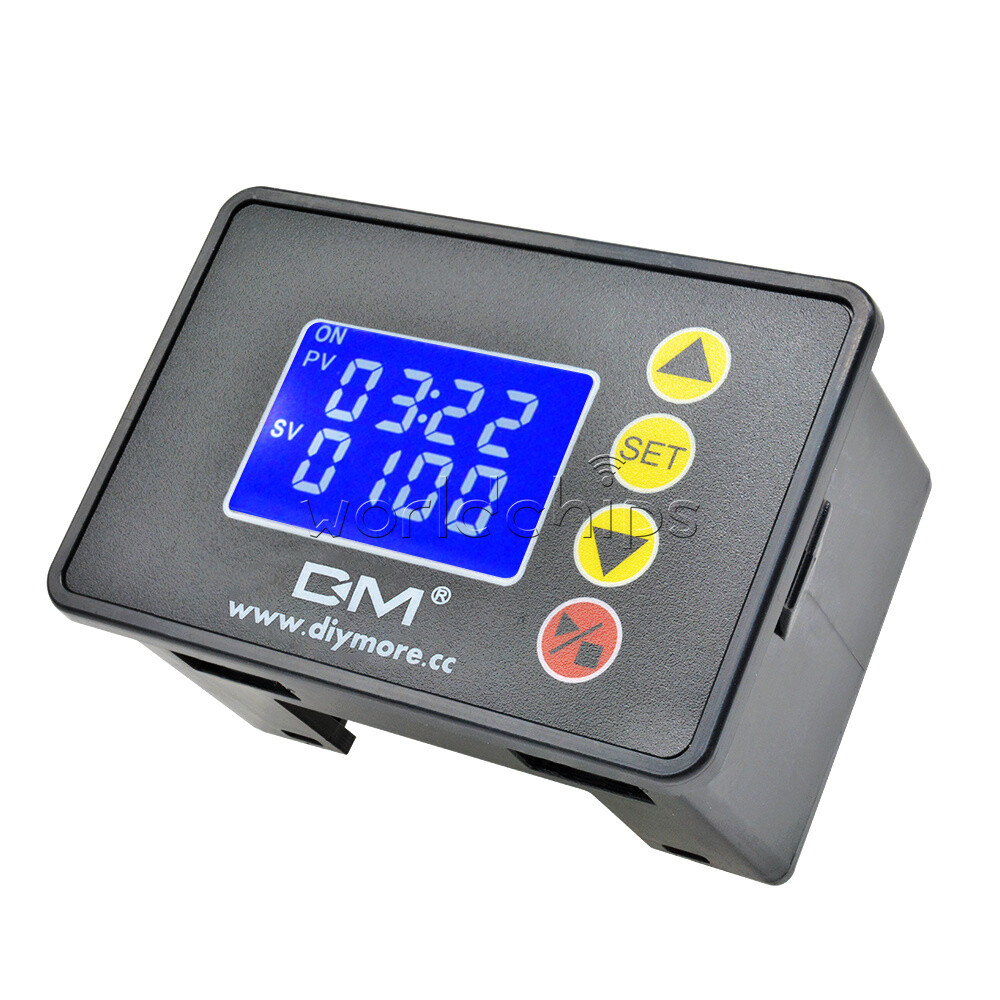 AC110~220V 1.37"LCD Microcomputer Time Controller Timing Module 10A 0000~9999S