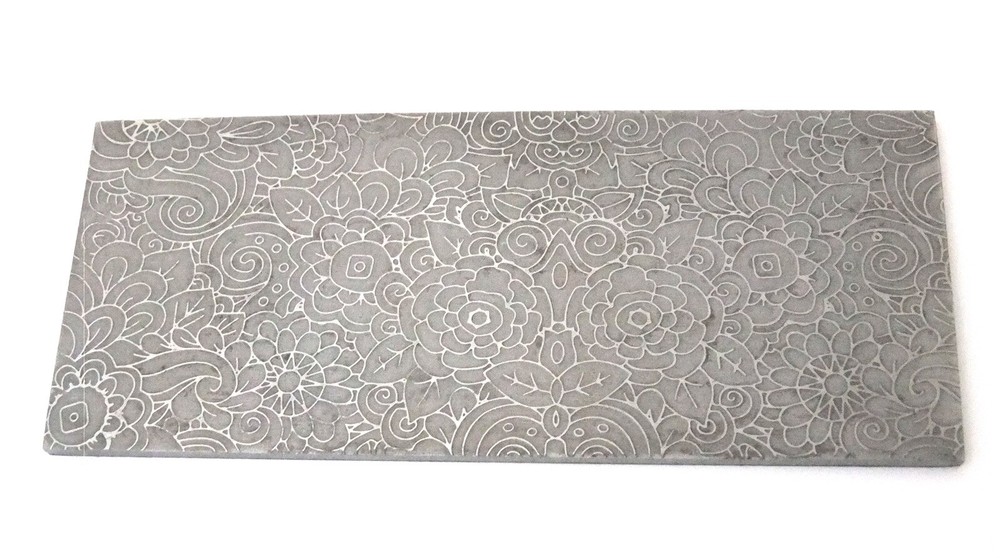 Pattern Texture Steel Plate for Press or Rolling Mill 6 x 2 Inch , #92