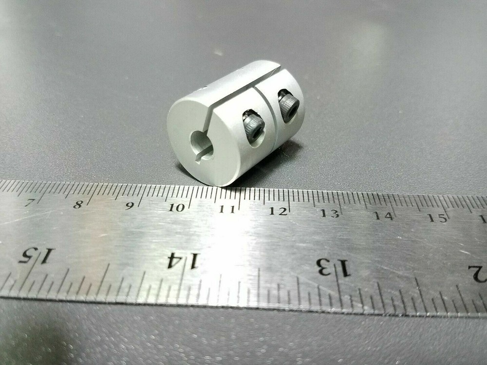 3mm x 4mm Rigid Shaft Coupler CNC Stepper Servo Motor Coupling Clamp Type