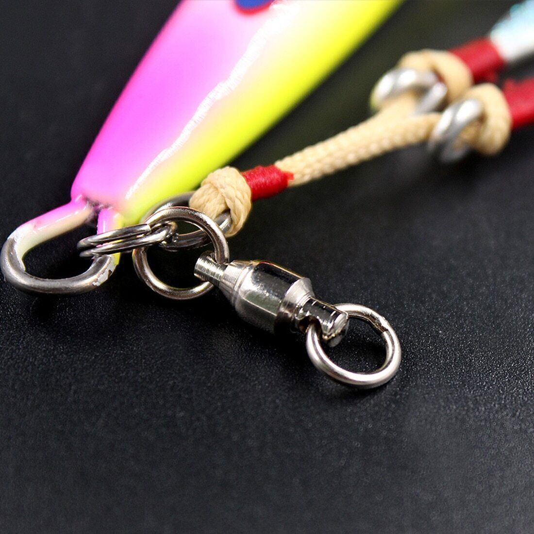 Heavy Duty Ball Bearing Rolling Swivels Solid Ring Stainless Fishing Connector