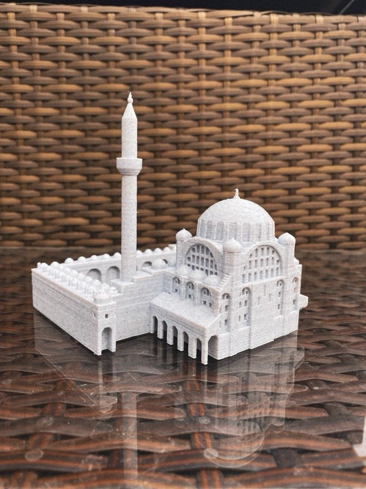 3d Printed Islamic Masjid White