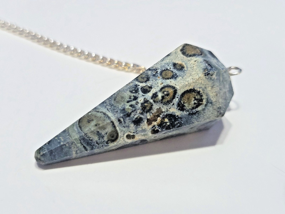 Vintage Kambaba Jasper Pendulum for Dowsing