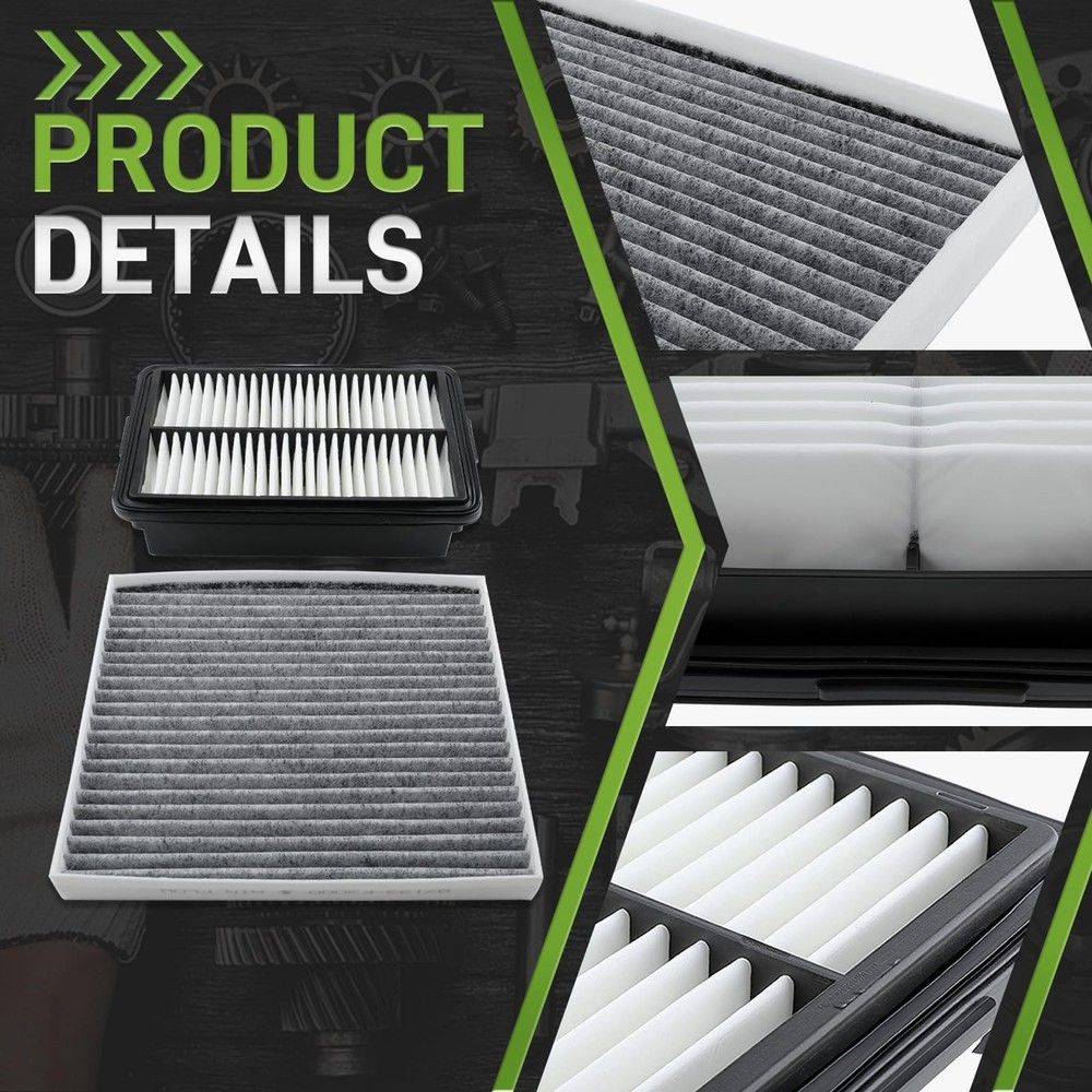 Engine & Cabin Air Filter Replacement 28113-F2000 97133-F2000 Compa... Fast Ship