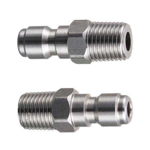 Pressure Washer Coupler, Quick Connect Plug, 1/4 Adapter for Surface Cleaner