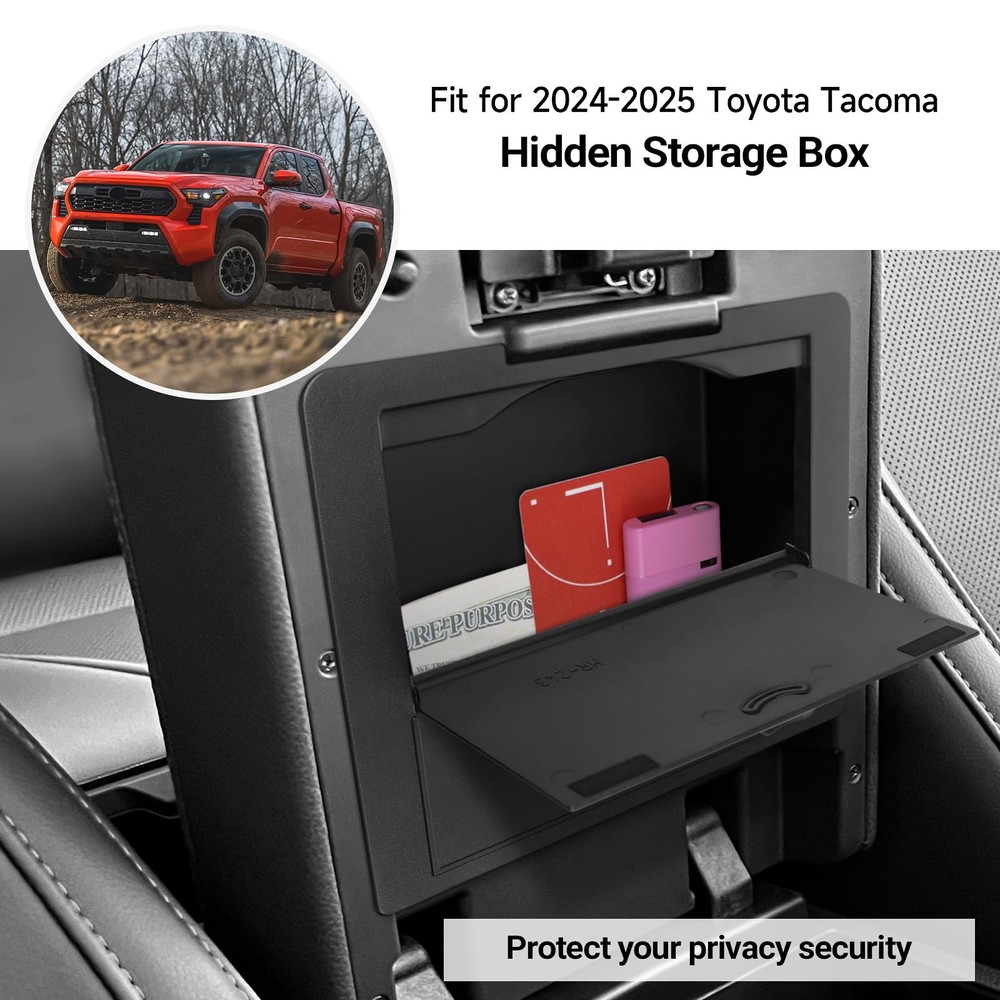 YOJOJOCO Center Console Hidden Box Organizer, Organizer