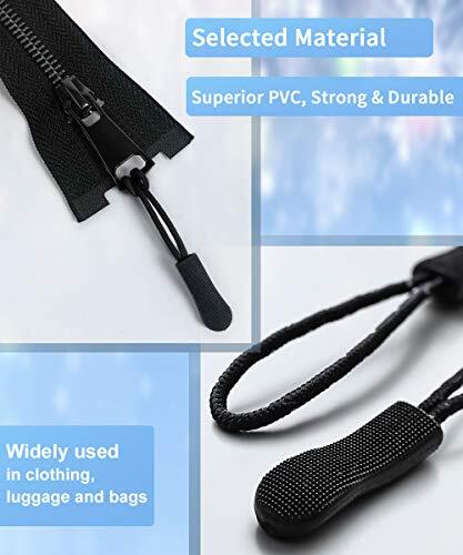 Zipper Pulls Fixer Extension Zipper Tab Tag Replacement For Bag 20 Pcs