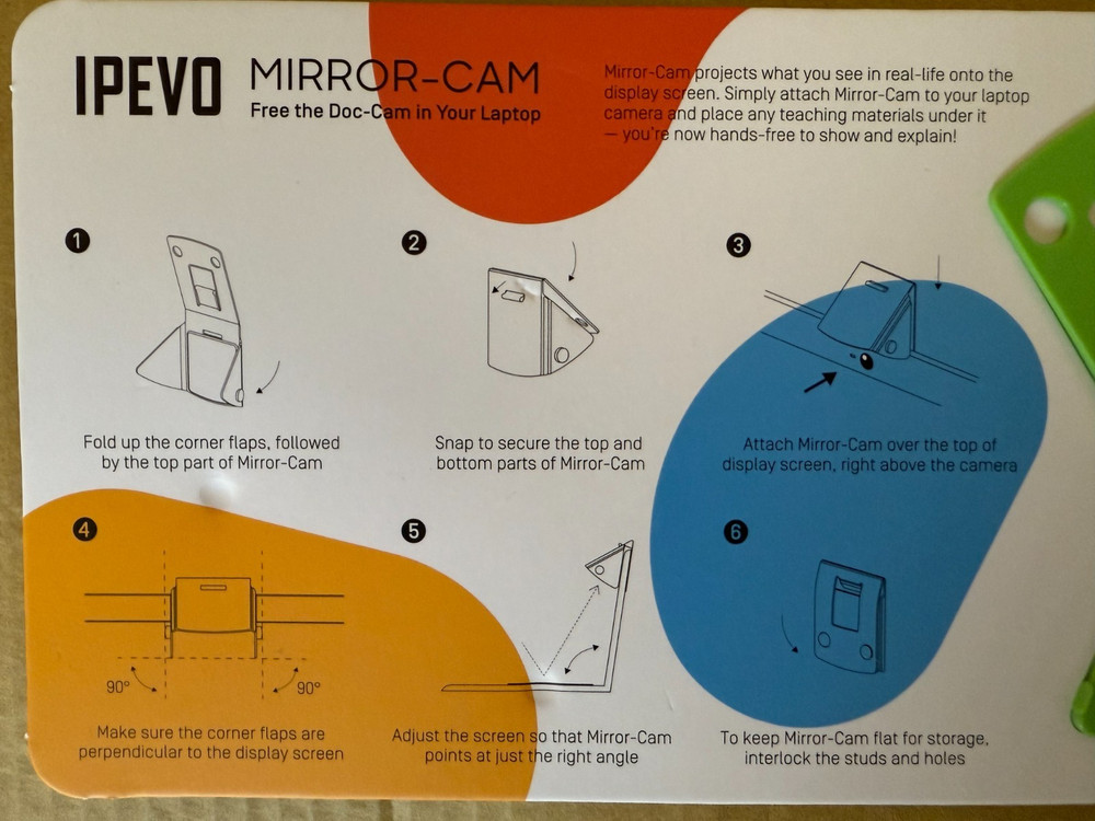 IPEVO Mirror-Cam Learning Tool (6-Pack). Proceeds support Autism program