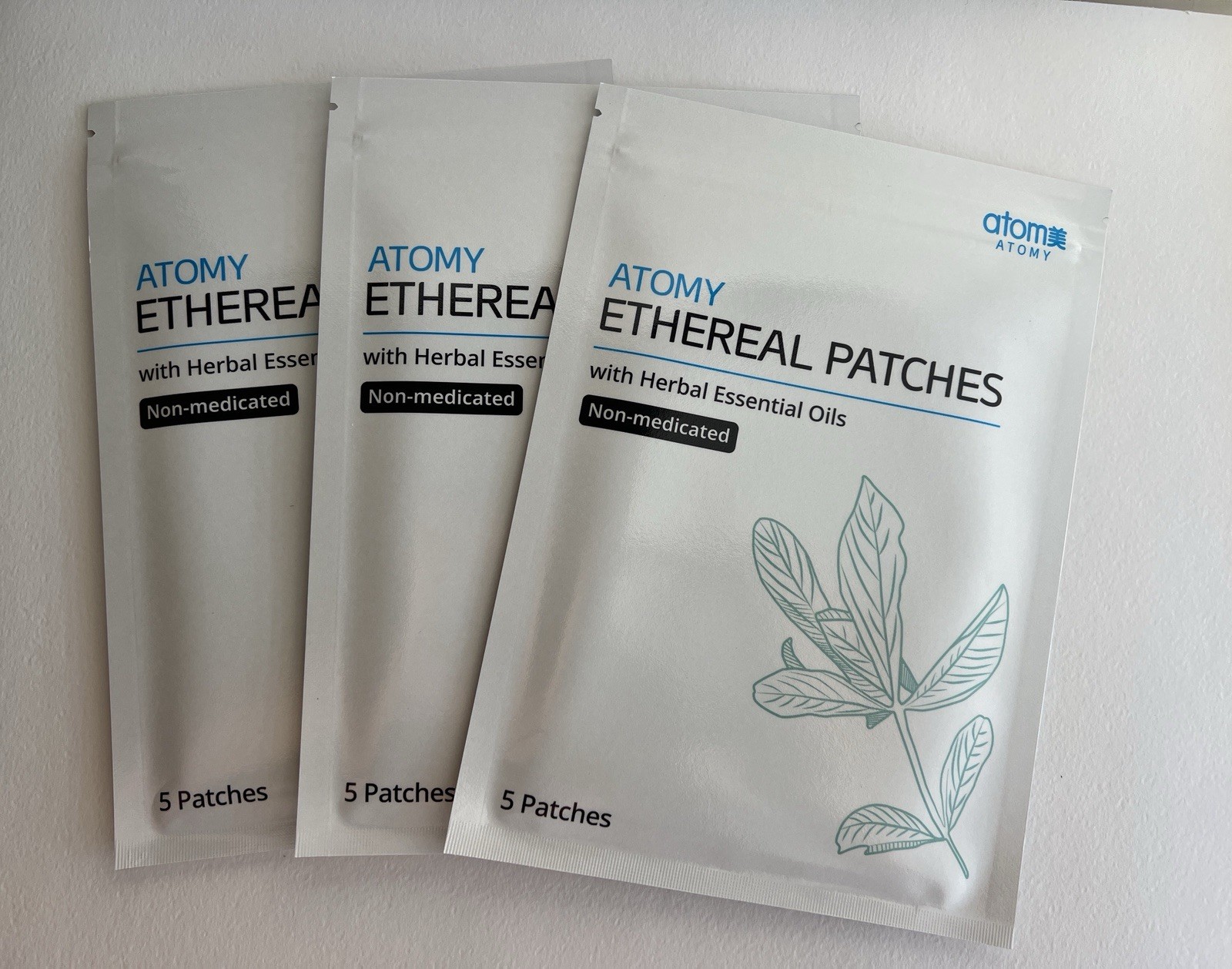 Atomy Ethereal Patches with Herbal Essential Oils 3 Pack( 5 pcs/pack) US SELLER.