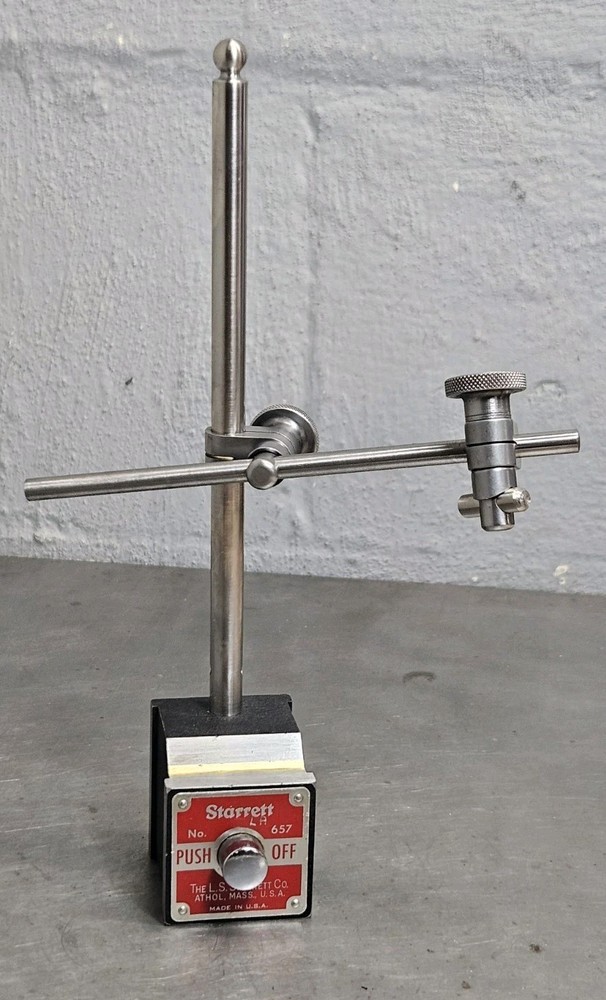Starrett No. 657AA magnetic base - Made in the U.S.A. - 657