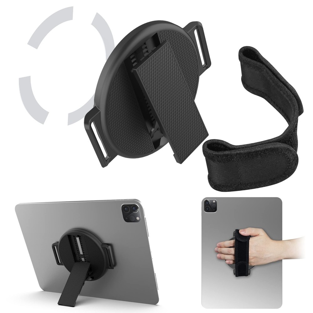 Tablet Stand with Hand Strap - Universal Tablet Hand Strap Holder & Loop Fast...
