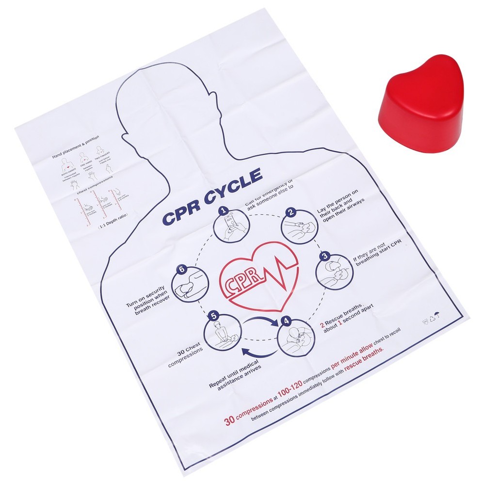 Cardiac Training Model Cpr Compression Practice Kit Tool for Beginners