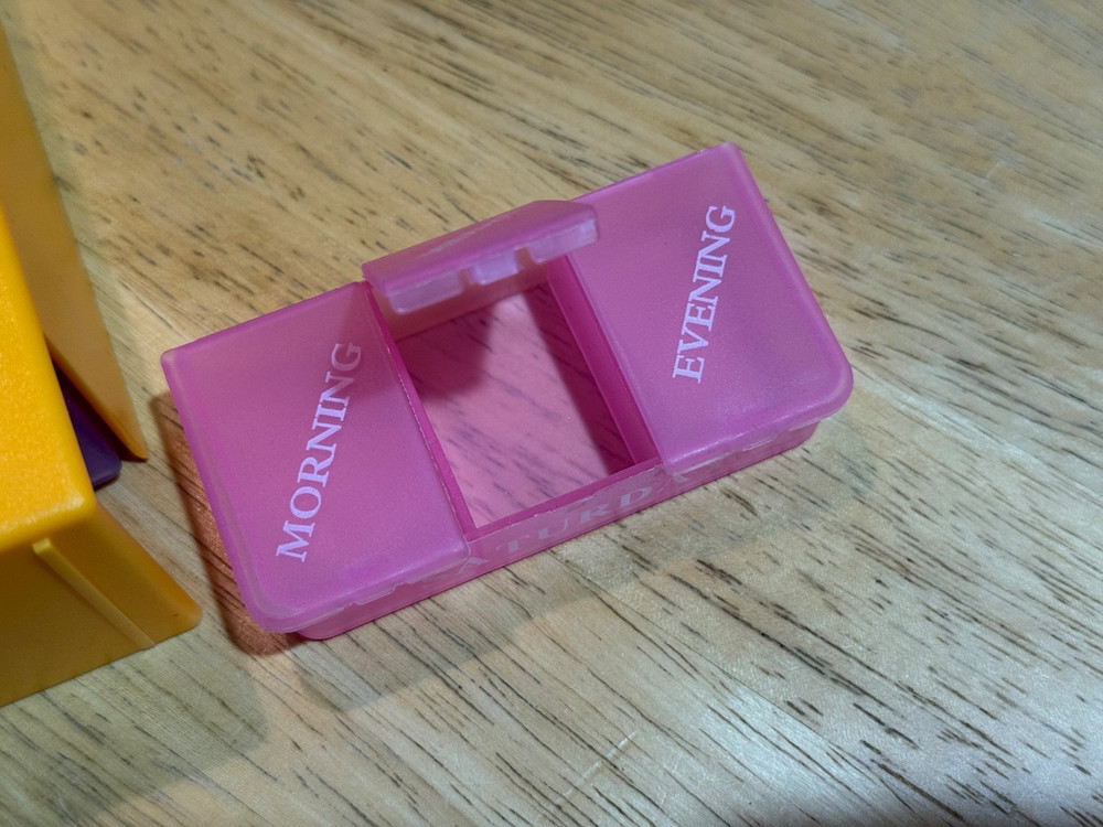 Weekly Pill Organizer - 3 times a day - Plastic