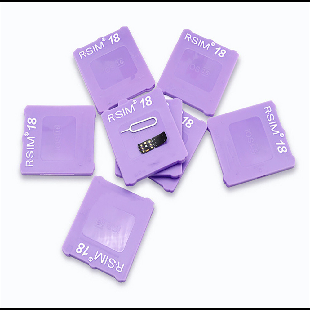 R-SIM18 E-SIM 5G Version IOS16 System Unlock Card Sticker For iPhone14 13 12 11
