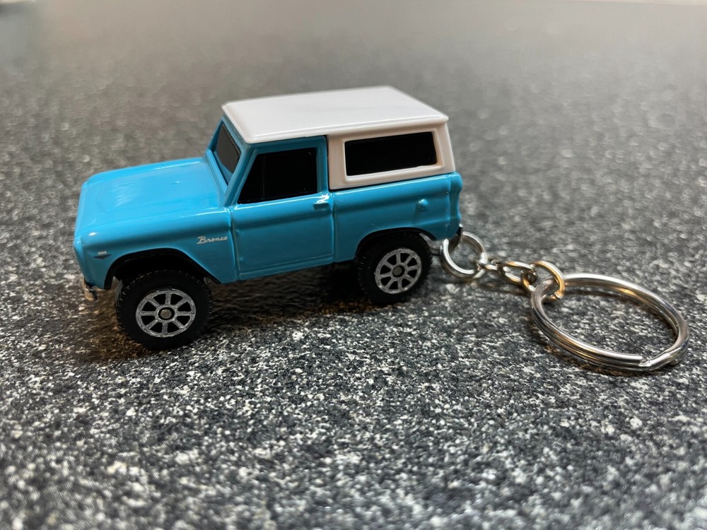 1966 Ford Bronco Keychain Custom Diecast