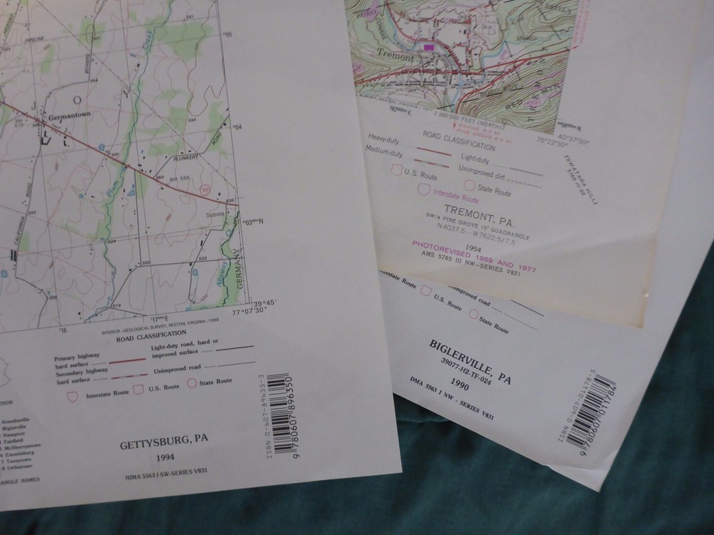 West Virginia USGS Topographic Quadrangle Maps - Multiple maps available!