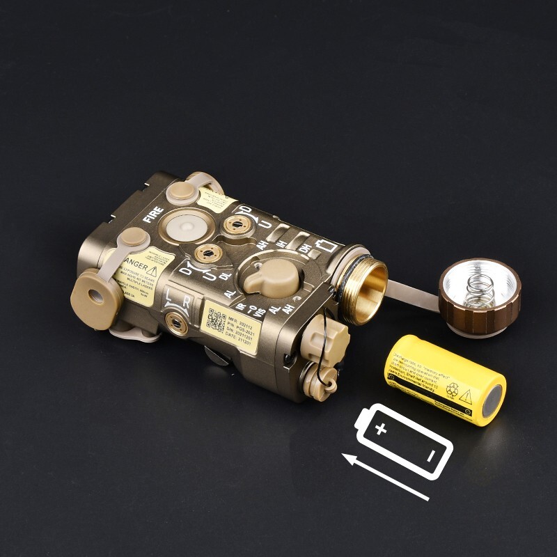 WADSN Tactical Metal NGAL Red Green Dot Laser Sight IR Ray Hunting Weapon Laser