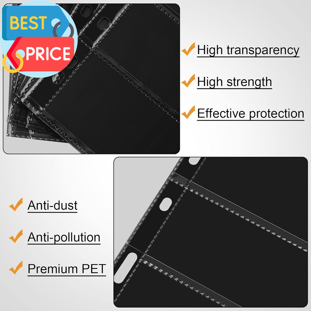 20 Sheets Stamp Pages Collector Stamp Collecting Album Binder Standard 9 Hole