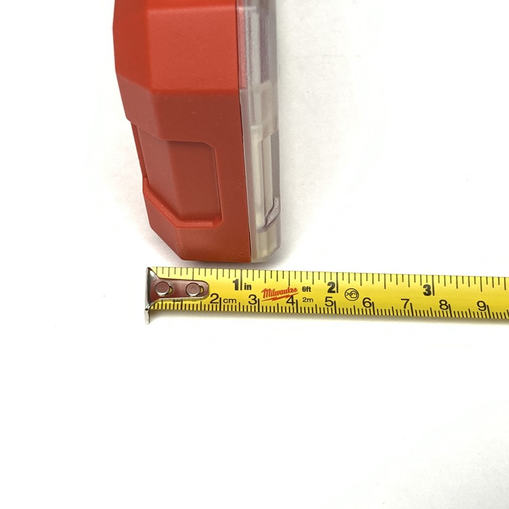 New Gen Milwaukee Bit Storage Case With 2 Bit Insert Holders Clear Top