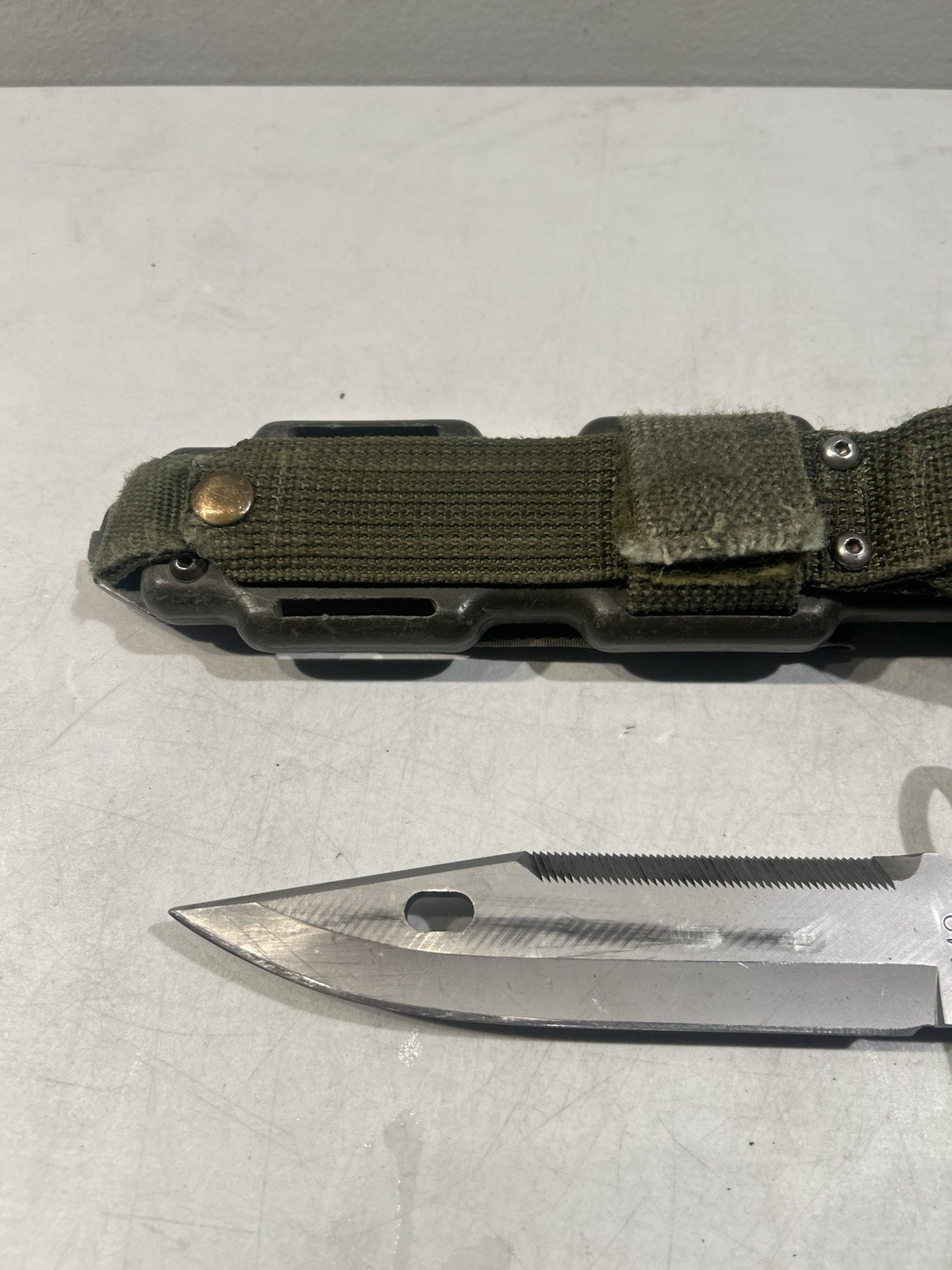 PHROBIS III Military Fixed Blade with Scabbard Case Sheath #40