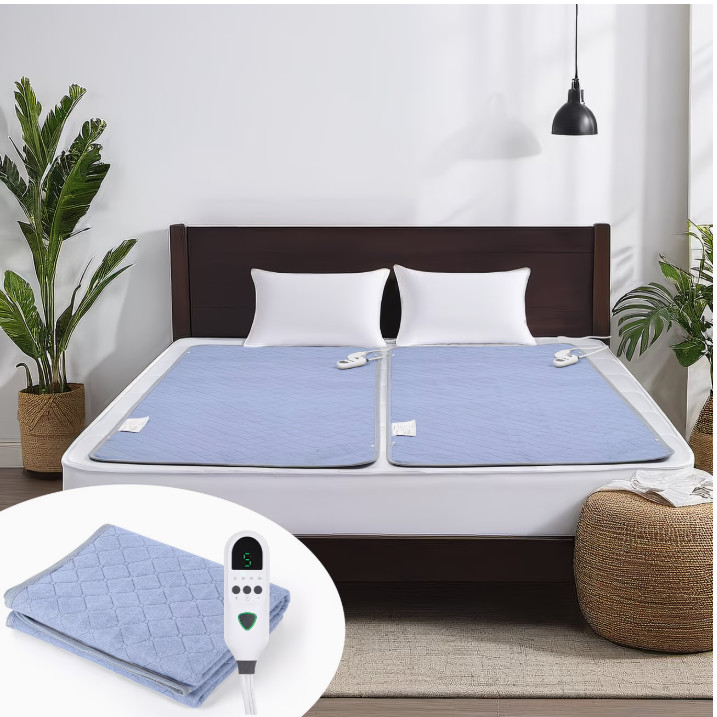 63"x31" Extra Large Heating Pad 9 Heat 4 Timer Fast Warm Machine Washable