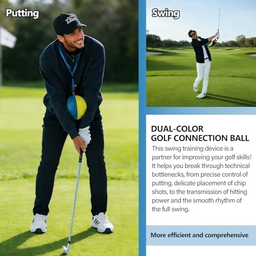 Golf Training Aid Ball, Golf Training Ball Between arms Optimize Impact Large