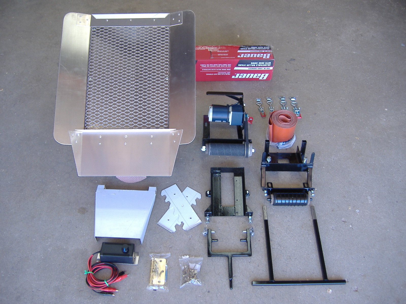 DIY 12V Conveyor System, Prospecting, Mining Equipment, Drywasher, Trommel,Gold