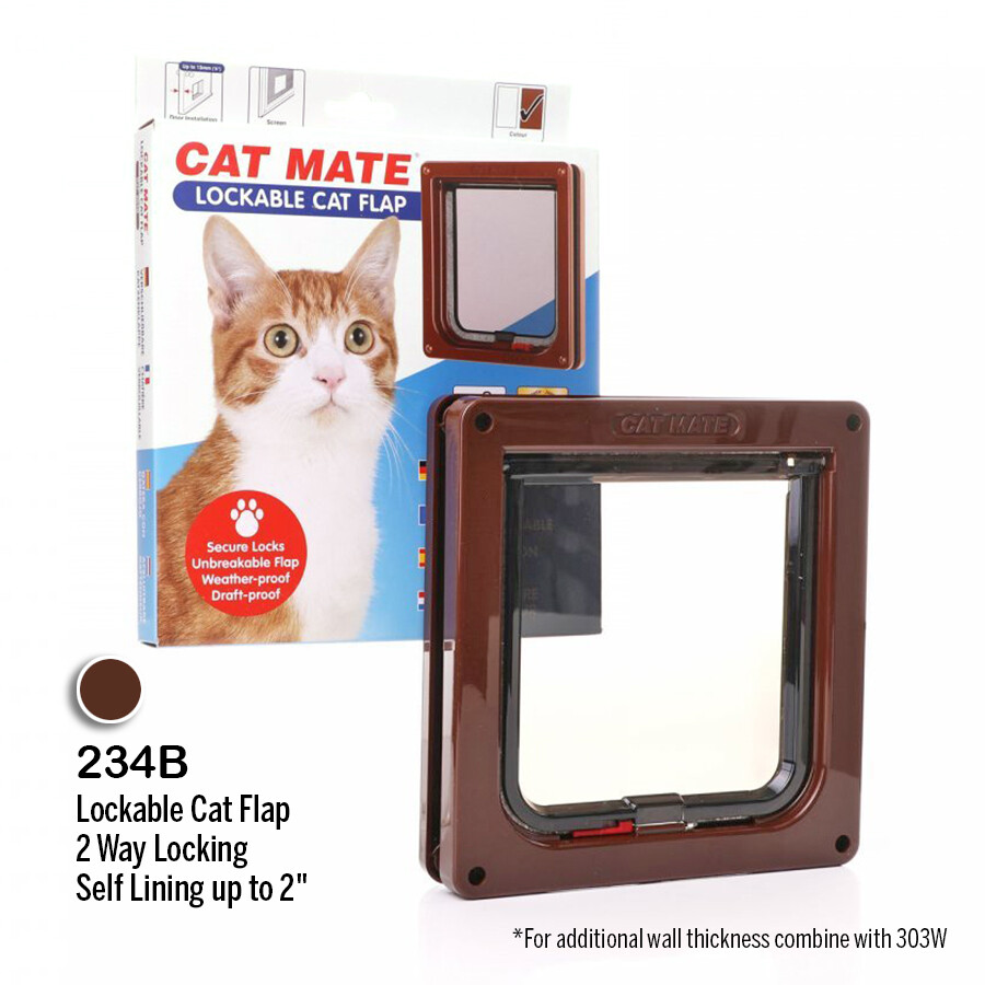 Cat Mate Locking Cat Flap Door – 2-Way Locking