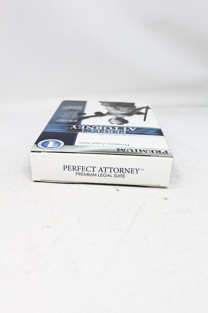Cosmi Premium Perfect Attorney PC Computer Software Program CD-ROM Disk Set of 3