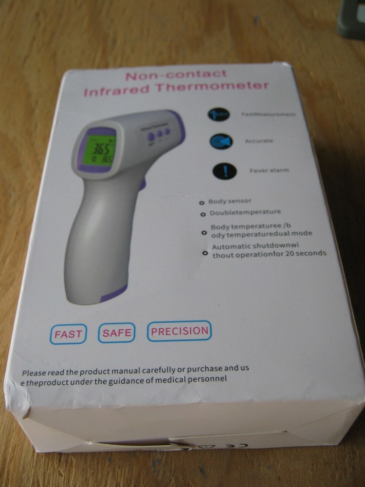 Non Contact Infrared Thermometer Digital Fast Safe Precision Accurate