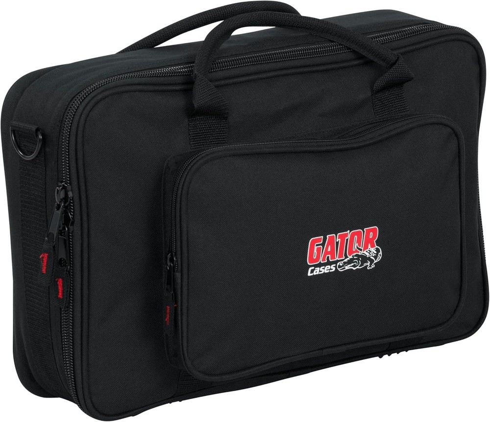 Stylish 16" x 10" x 3" DJ Equipment Bag - Includes Adjustable Shoulder Strap