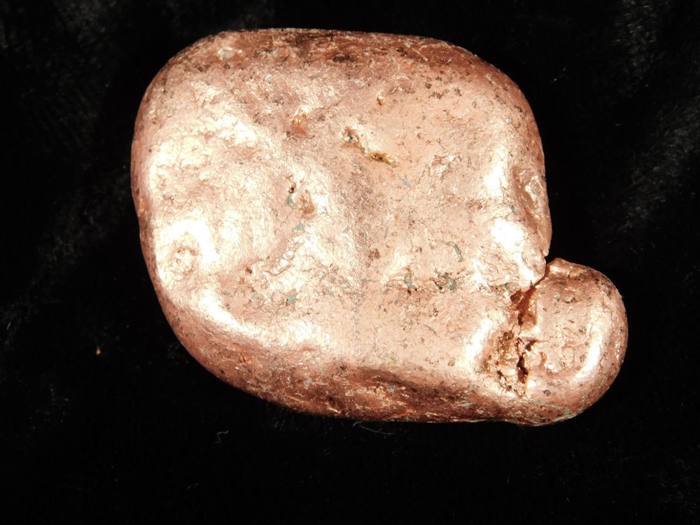 COPPER NUGGET or Native Copper Float 100% Natural From Michigan 90.2gr