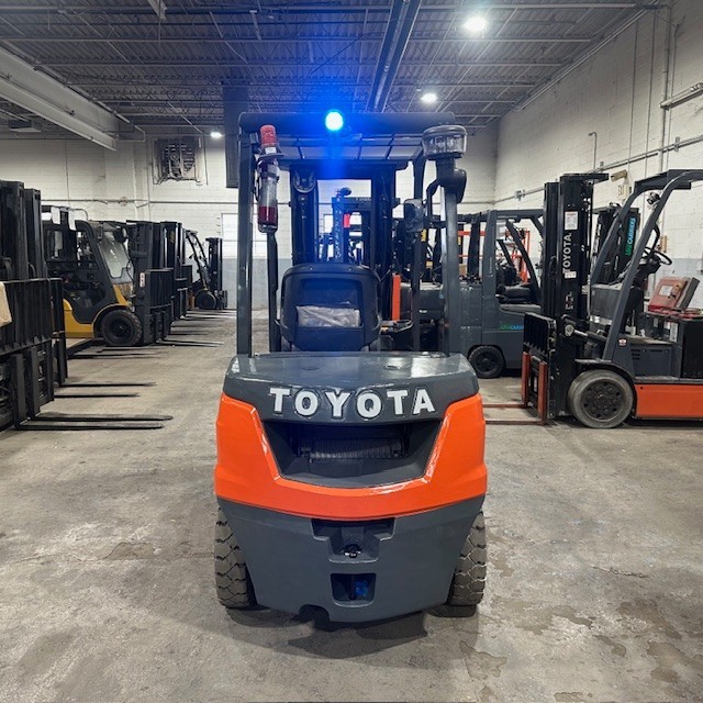 2021 Toyota 8FDU25 5000lb Used Diesel Forklift Triple Mast Sideshift 6243 Hours