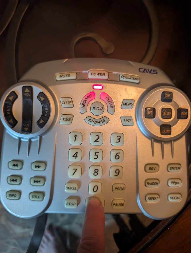 Replacement Remote Control for CAVS JB-199 RX Karaoke Player Tested & Working 1