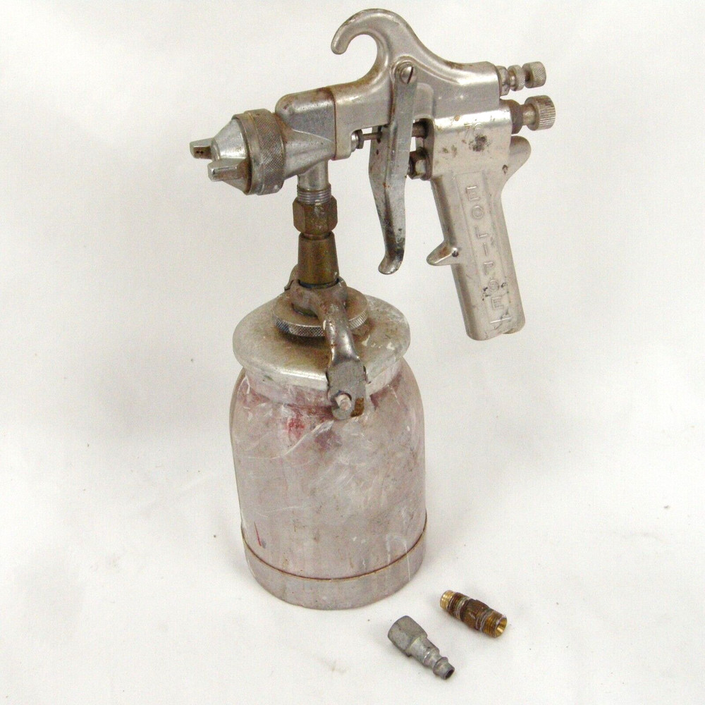 Eclipse 76 Air Compressor Paint Sprayer Gun - VGC - VINTAGE