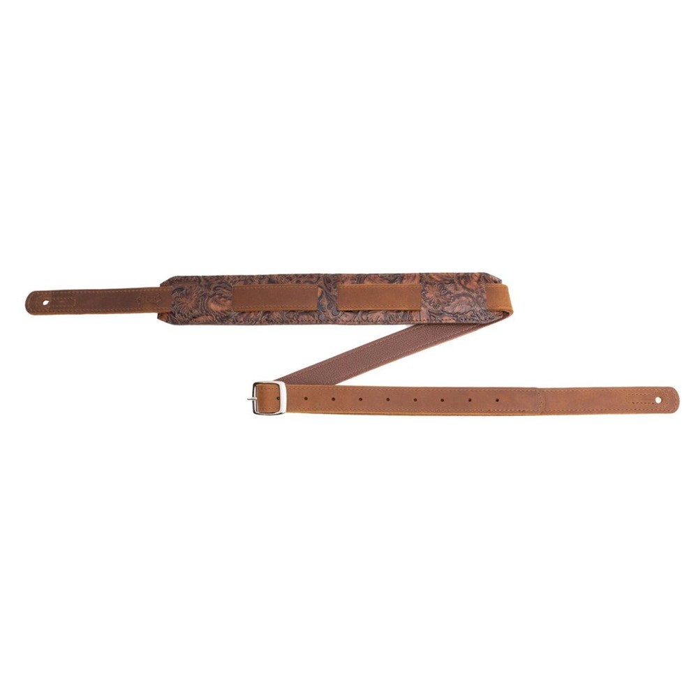 Used Levy's 2" Florentine Leather Strap, Brown