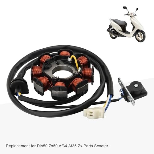 8 Coil 3 Wire Magneto Stator Coil Ignition Generator Replacement For Dio50