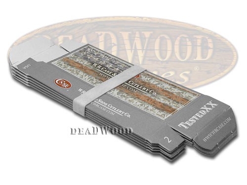 Case xx 5 Grey and American Flag Standard Boxes for Pocket Knives