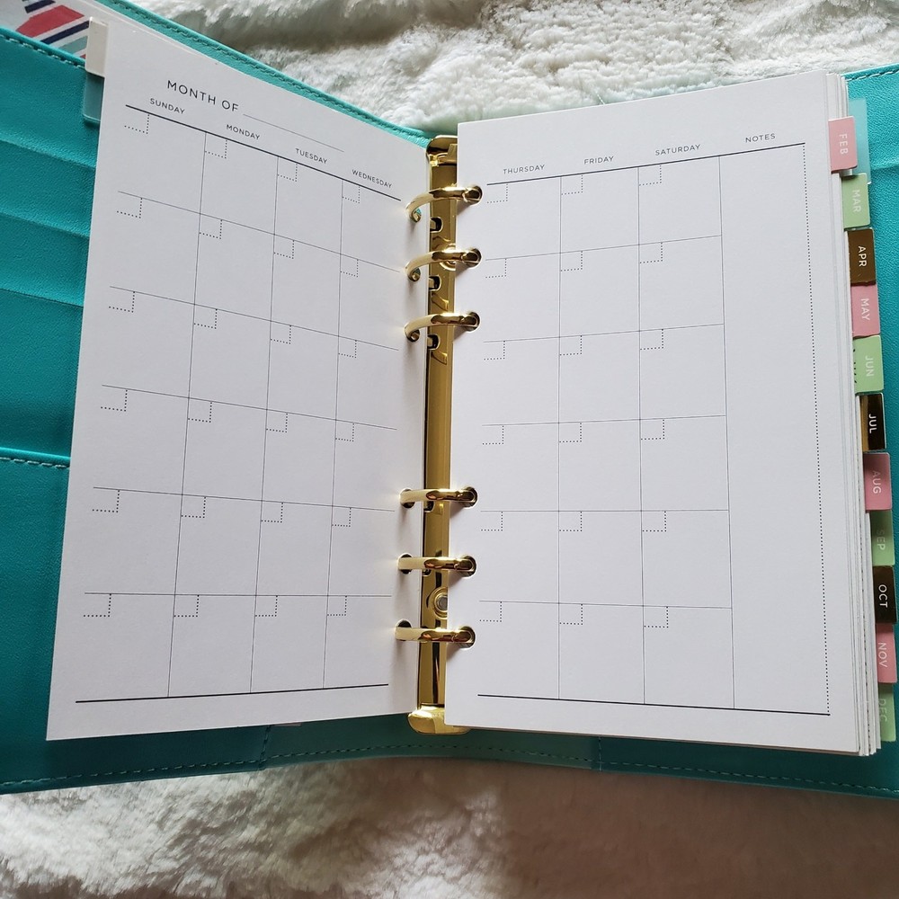 Recollections 12 Month Undated Planner Read Description