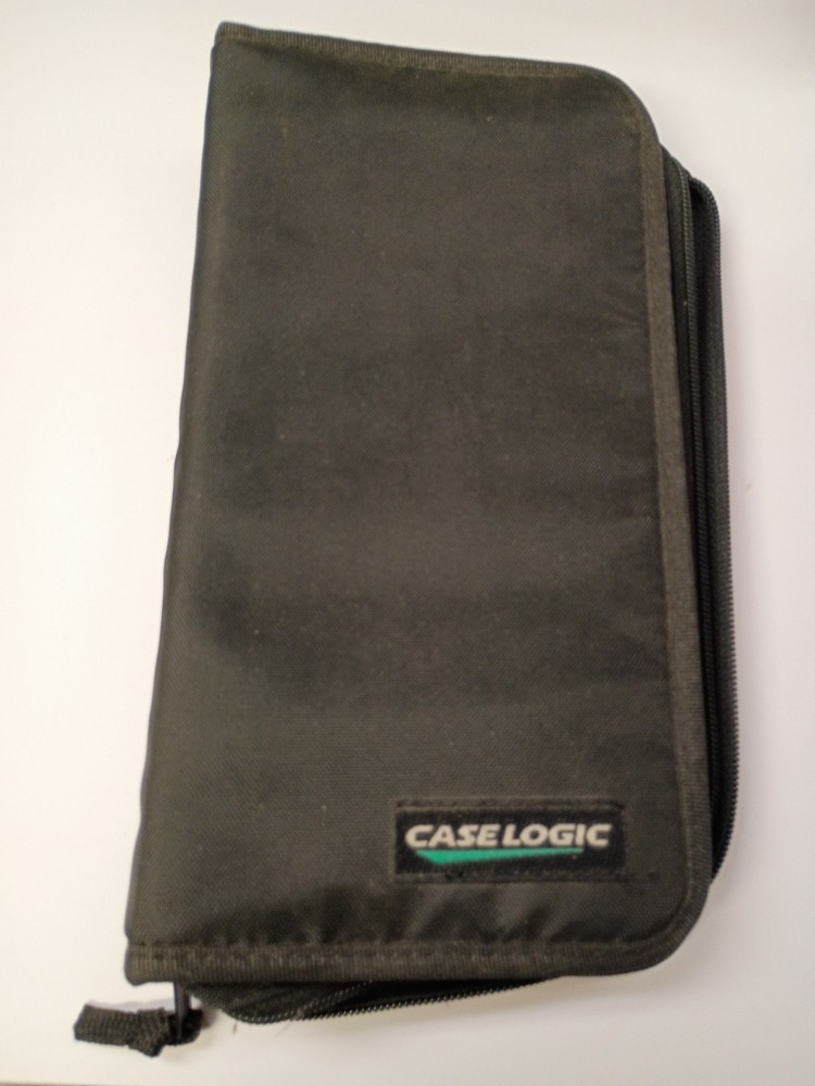 Vintage Case Logic 10 Disk 3.5 Inch Floppy Disk Holder