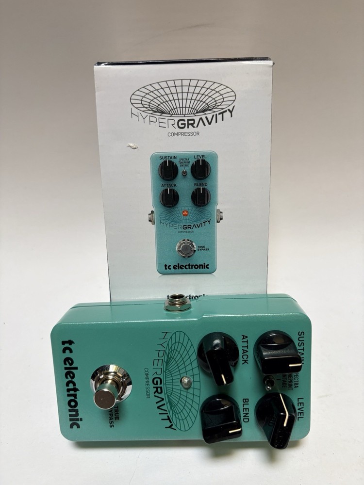 TC Electronic Hyper Gravity Mini Compressor Fx Pedal OPEN BOX